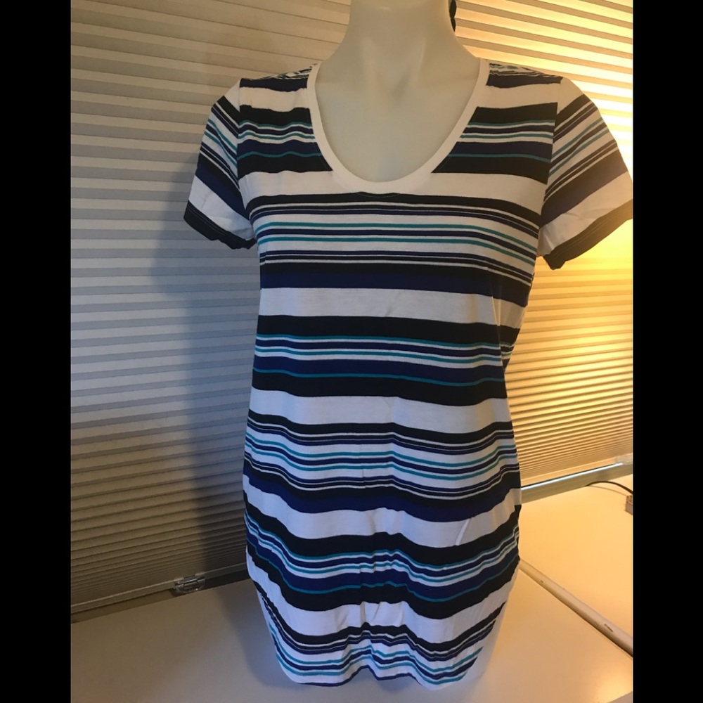 Stylus blue striped large top